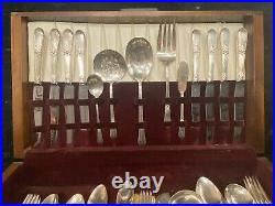 Rogers Bros 1847 Flatware, Spoons, Forks, Knives, Serving Utensils, With box