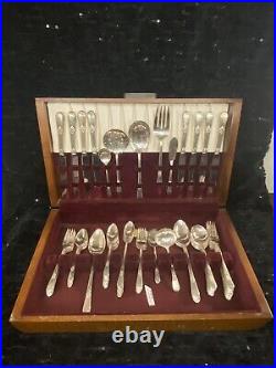 Rogers Bros 1847 Flatware, Spoons, Forks, Knives, Serving Utensils, With box