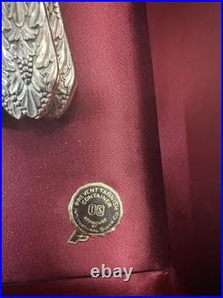 Rogers Bros 1847 Her Majesty Silver Plate Heritage Flatware Set, 75-Piece for 12