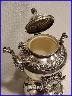 Rogers Bros 1847 Heritage Coffee/teapot Kettle Stand Burner