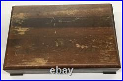 Rogers Bros 1847 IS Heritage With Wood Box, Silver plate, (47 Pieces) c5