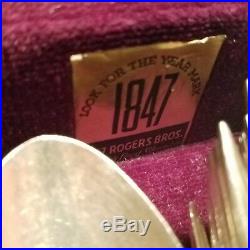 Rogers Bros 1847 International First Love Silverplate Flatware Set 60+ pcs