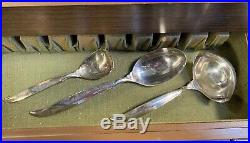 Rogers Bros 1847 International Silver Plate Flair Pattern Service For 12