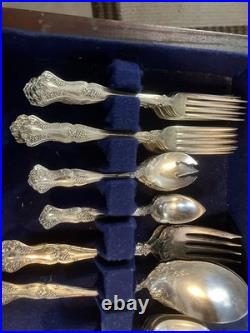 Rogers Bros 1847 International Silver Vintage Grape Silverplate 76 Piece Set Lot