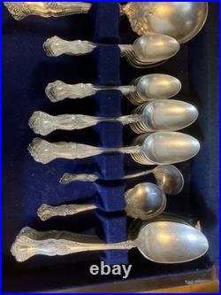 Rogers Bros 1847 International Silver Vintage Grape Silverplate 76 Piece Set Lot