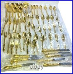 Rogers Bros 1847 Reflection IS 1959 Goldplated Set of 58 Pieces NEVER USED