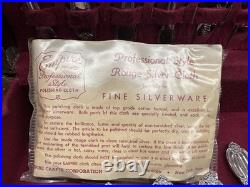 Rogers Bros 1847 Remembrance Silverplate Flatware Set 59 Piece + 8 Knives