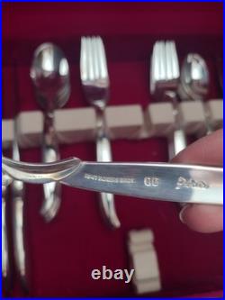 Rogers Bros. 1847 Silver plate Flair Silverware 52 Piece Serves 8 Rogers Bros. 1847 Silver plate Flair Silverware 52 Piece Serves 8