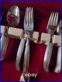 Rogers Bros. 1847 Silver plate Flair Silverware 52 Piece Serves 8 Rogers Bros. 1847 Silver plate Flair Silverware 52 Piece Serves 8