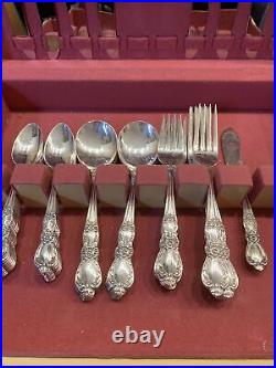 Rogers Bros 1847 Silver-plated Heritage Silverware 52 Pieces With Tarnish Box
