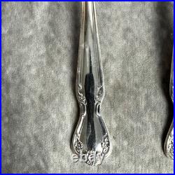 Rogers Bros 1952 Daybreak Elegant Lady Silver Plate Flatware 56 Pieces In Box