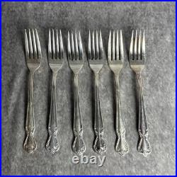 Rogers Bros 1952 Daybreak Elegant Lady Silver Plate Flatware 56 Pieces In Box