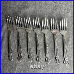 Rogers Bros 1952 Daybreak Elegant Lady Silver Plate Flatware 56 Pieces In Box