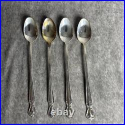 Rogers Bros 1952 Daybreak Elegant Lady Silver Plate Flatware 56 Pieces In Box