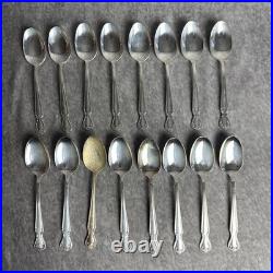 Rogers Bros 1952 Daybreak Elegant Lady Silver Plate Flatware 56 Pieces In Box