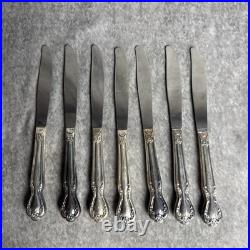 Rogers Bros 1952 Daybreak Elegant Lady Silver Plate Flatware 56 Pieces In Box