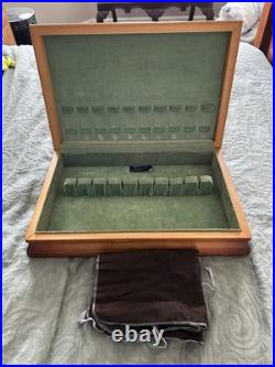 Rogers Bros. 41 Piece Centennial Flatware Set Silver Plate With Gold Tone & Box