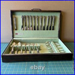 Rogers Bros 47 Piece Set Antique 1847 Flatware Set Silverplate