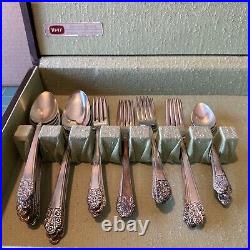 Rogers Bros 47 Piece Set Antique 1847 Flatware Set Silverplate