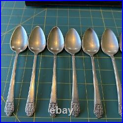 Rogers Bros 47 Piece Set Antique 1847 Flatware Set Silverplate