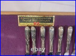 Rogers Bros. 51-Piece Service For 8 Vintage Silverware Set. WITH BOX