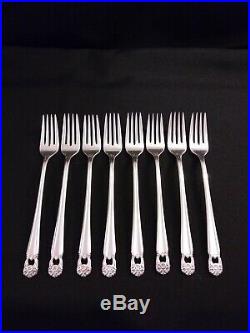 Rogers Bros Eternally Yours Silverplate- 8 Place Settings + Extras-79 Pcs Total