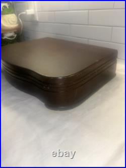 Rogers & Bros Extra Plate Original Rogers Magnolia Pattern Setting For 8 With Box