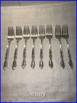 Rogers & Bros Extra Plate Original Rogers Magnolia Pattern Setting For 8 With Box