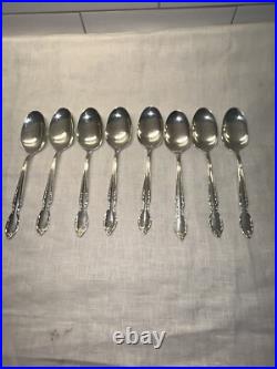 Rogers & Bros Extra Plate Original Rogers Magnolia Pattern Setting For 8 With Box