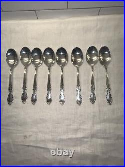 Rogers & Bros Extra Plate Original Rogers Magnolia Pattern Setting For 8 With Box
