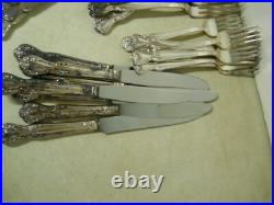 Rogers & Bros IS Silver Reinforced Plate Flatware Set Floral Pattern 75 Piece Rogers & Bros IS Silver Reinforced Plate Flatware Set Floral Pattern 75 Piece
