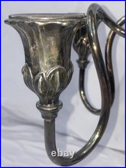 Rogers Bros Meriden B Company Silver Plate Ornate Candelabra 5 Candle Holder