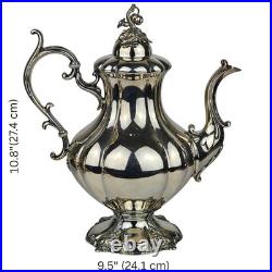 Rogers Bros Silver Plated Tea Set Baroque Revival Antique Mid-19th Century