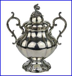 Rogers Bros Silver Plated Tea Set Baroque Revival Antique Mid-19th Century
