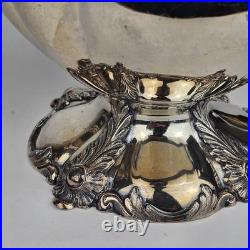 Rogers Bros Silver Plated Tea Set Baroque Revival Antique Mid-19th Century