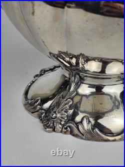 Rogers Bros Silver Plated Tea Set Baroque Revival Antique Mid-19th Century