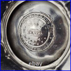 Rogers Bros Silver Plated Tea Set Baroque Revival Antique Mid-19th Century