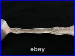 Rogers & Bros Vintage Florette Demitasse Spoons Set Of 5 Silver Plate