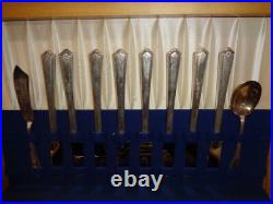Rogers & Bros Xll IS PAISLEY Silverplate Flatware 77 Pieces