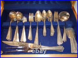 Rogers & Bros Xll IS PAISLEY Silverplate Flatware 77 Pieces