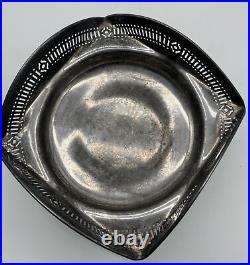 Rogers Canada #204 Silver-plated Footed Bowl from 1881 Tray Basket 7