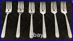 Rogers Celebrity Wild Rose Pattern 1939 Silverplate Service for 6 with 40 Pieces