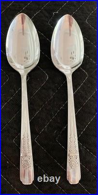Rogers Celebrity Wild Rose Pattern 1939 Silverplate Service for 6 with 40 Pieces Rogers Celebrity Wild Rose Pattern 1939 Silverplate Service for 6 with 40 Pieces