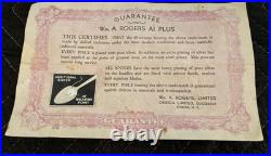 Rogers Celebrity Wild Rose Pattern 1939 Silverplate Service for 6 with 40 Pieces