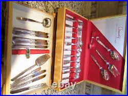 Rogers Community South Seas Silverware Flatware Set Spoons Forks Complete Set 59