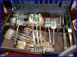 Rogers First Love Silver plate Entire Set 8 table Placement. 11 Rogers First Love Silver plate Entire Set 8 table Placement. 11