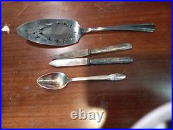 Rogers First Love Silver plate Entire Set 8 table Placement. 11 Rogers First Love Silver plate Entire Set 8 table Placement. 11