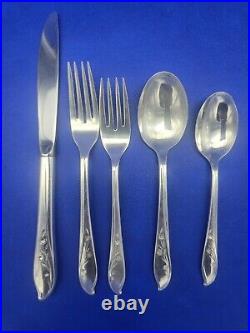 Rogers International Silver Springtime Silverplate 87 Piece Set