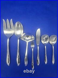 Rogers International Silver Springtime Silverplate 87 Piece Set