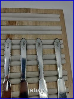 Rogers Lunt & Bowlen Treasure William & Mary Sterling Butter Spreaders Set 4
